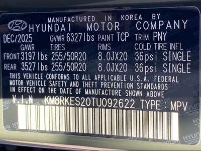 2026 Hyundai PALISADE Limited AWD