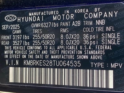 2026 Hyundai PALISADE Limited