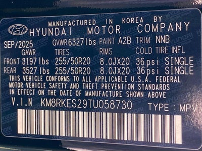 2026 Hyundai PALISADE Limited AWD