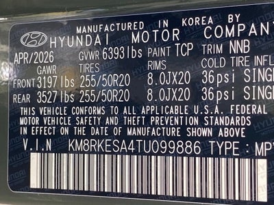 2026 Hyundai PALISADE HYBRID Limited