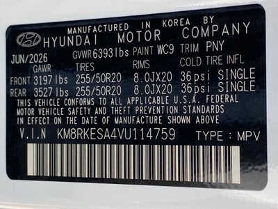 2027 Hyundai PALISADE HYBRID Limited