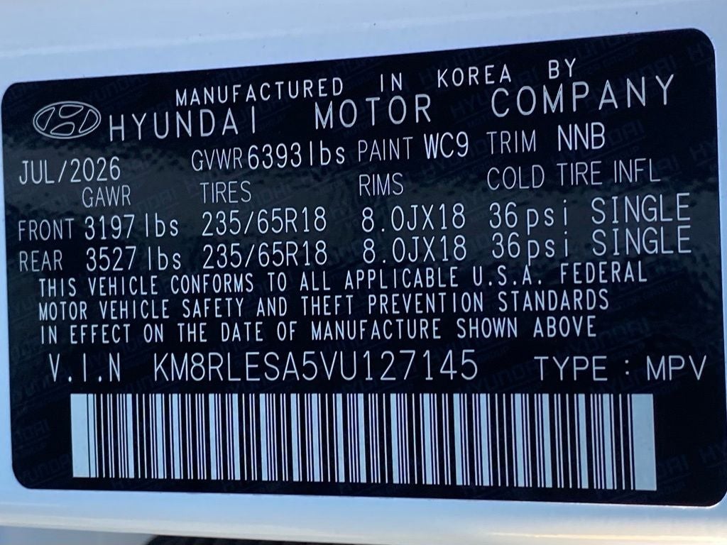 2027 Hyundai PALISADE HYBRID SEL