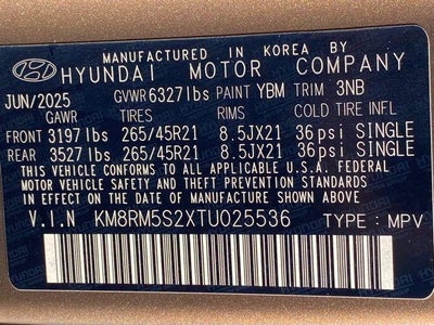 2026 Hyundai PALISADE Calligraphy FWD