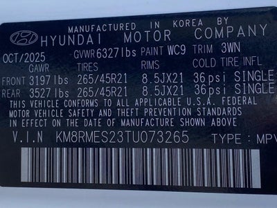 2026 Hyundai PALISADE Calligraphy AWD