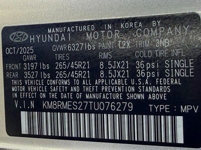 2026 Hyundai PALISADE Calligraphy AWD LIKE NEW