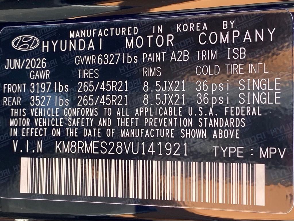 2027 Hyundai PALISADE Calligraphy
