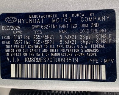 2026 Hyundai PALISADE Calligraphy AWD