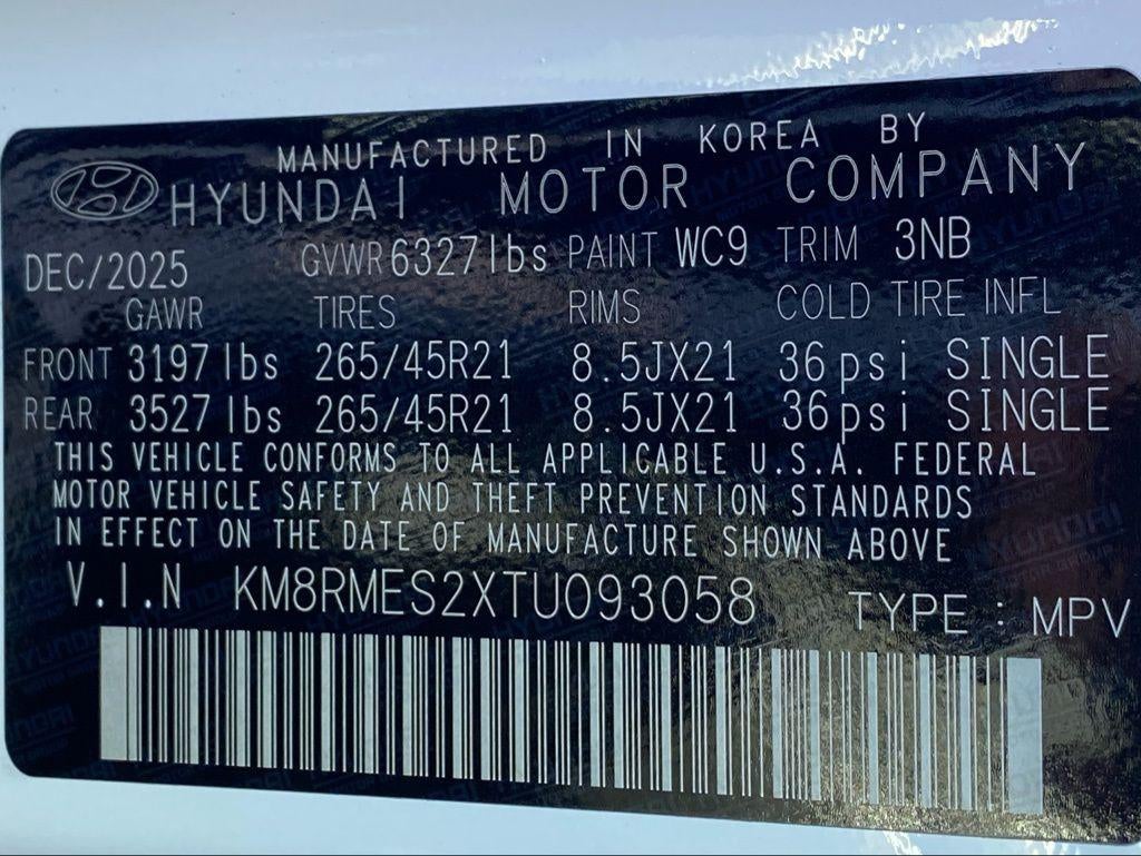 2026 Hyundai PALISADE Calligraphy AWD