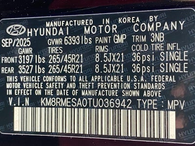 2026 Hyundai PALISADE HYBRID Calligraphy