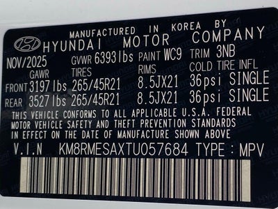 2026 Hyundai PALISADE HYBRID Calligraphy