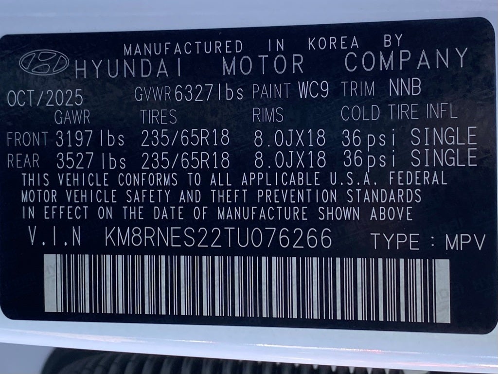 2026 Hyundai PALISADE SEL Premium AWD