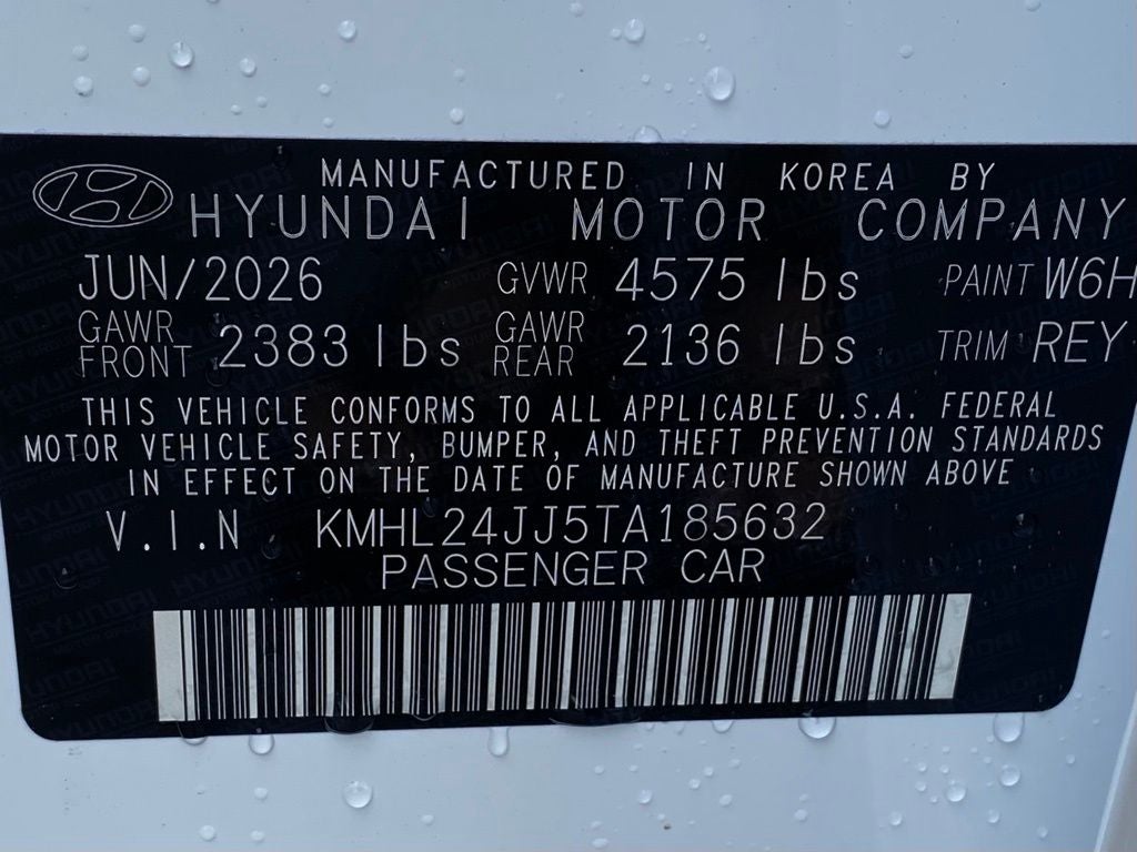 2026 Hyundai SONATA HYBRID Blue
