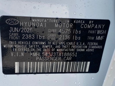 2026 Hyundai SONATA HYBRID Limited