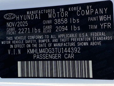 2026 Hyundai ELANTRA SEL Sport