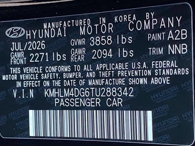 2026 Hyundai ELANTRA SEL Sport Plus