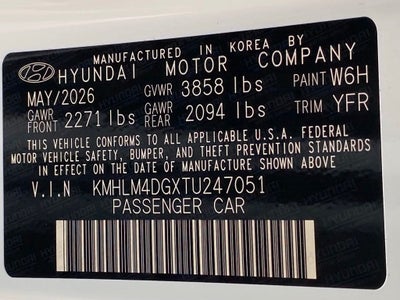 2026 Hyundai ELANTRA SEL Sport