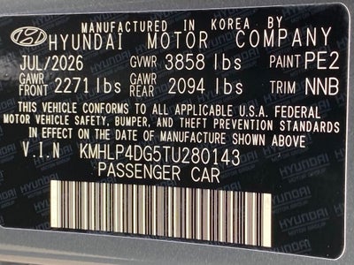 2026 Hyundai ELANTRA Limited