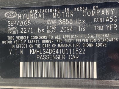 2026 Hyundai ELANTRA SEL Sport Premium