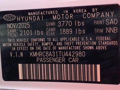 2026 Hyundai VENUE SEL W/Two-Tone Roof