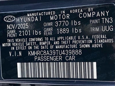 2026 Hyundai VENUE SEL W/Two-Tone Roof