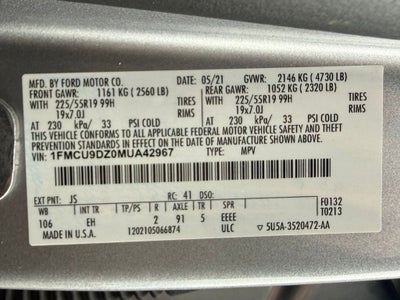 2021 Ford Escape Hybrid Titanium