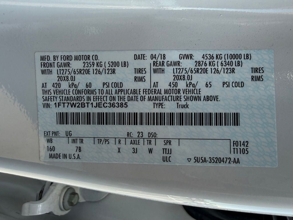 2018 Ford F-250SD Platinum