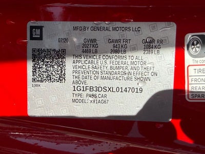 2020 Chevrolet Camaro 1LT