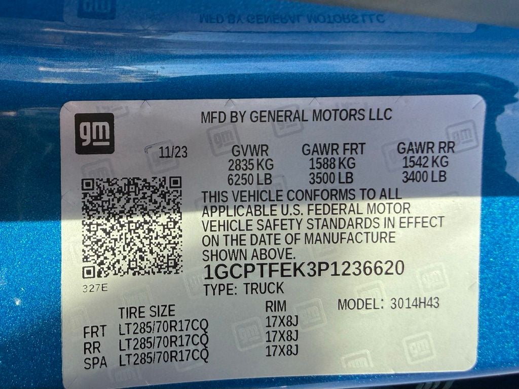 2023 Chevrolet Colorado ZR2