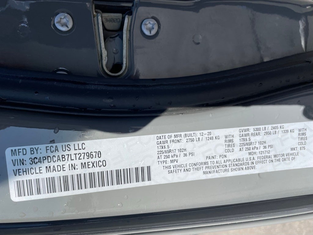 2020 Dodge Journey SE