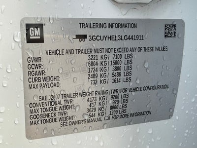 2020 Chevrolet Silverado 1500 High Country