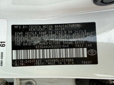 2025 Toyota Camry LE