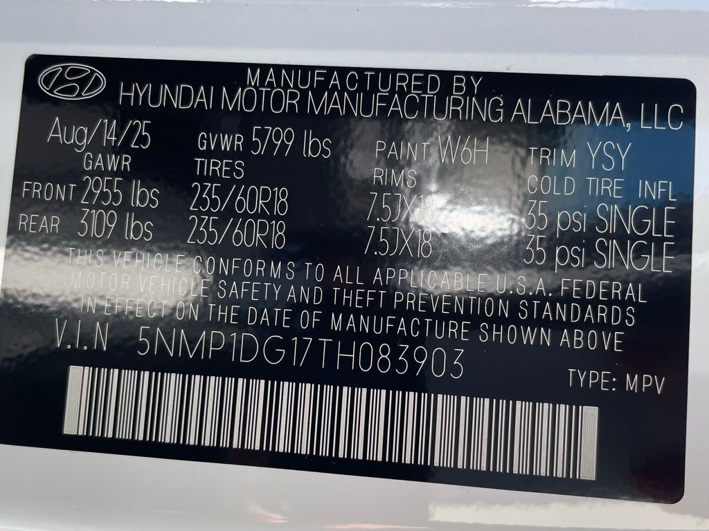 2026 Hyundai SANTA FE HYBRID SE