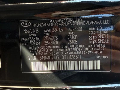 2026 Hyundai SANTA FE SEL FWD