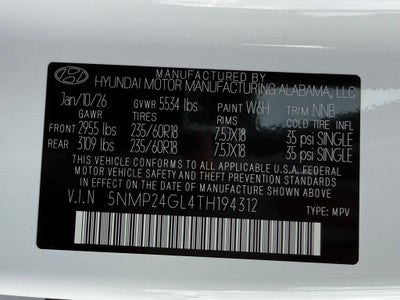 2026 Hyundai SANTA FE SEL FWD