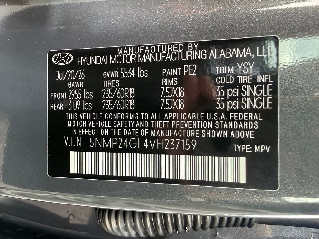 2027 Hyundai SANTA FE SEL FWD