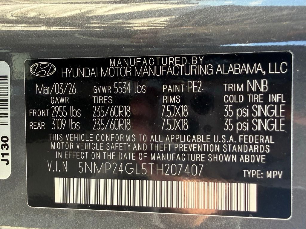 2026 Hyundai SANTA FE SEL FWD