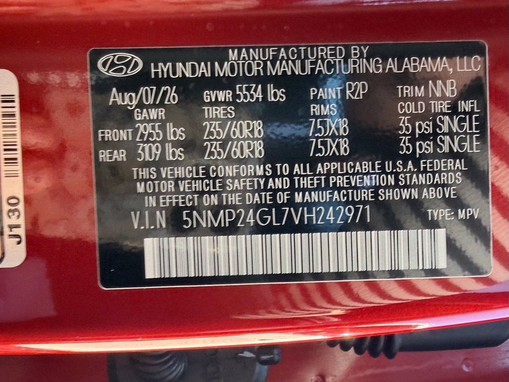 2027 Hyundai SANTA FE SEL FWD