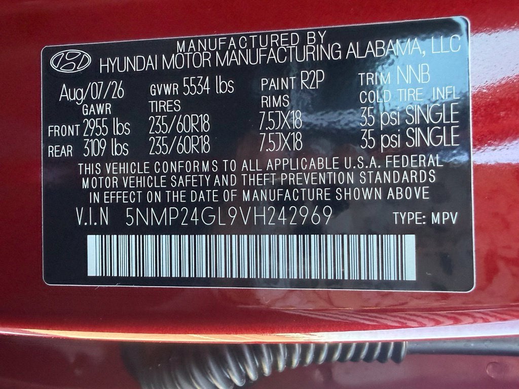 2027 Hyundai SANTA FE SEL FWD