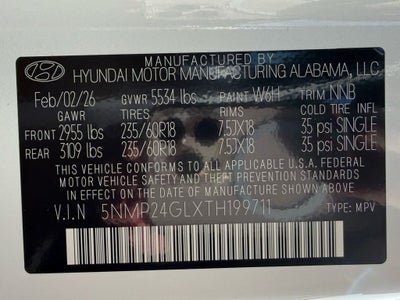 2026 Hyundai SANTA FE SEL FWD