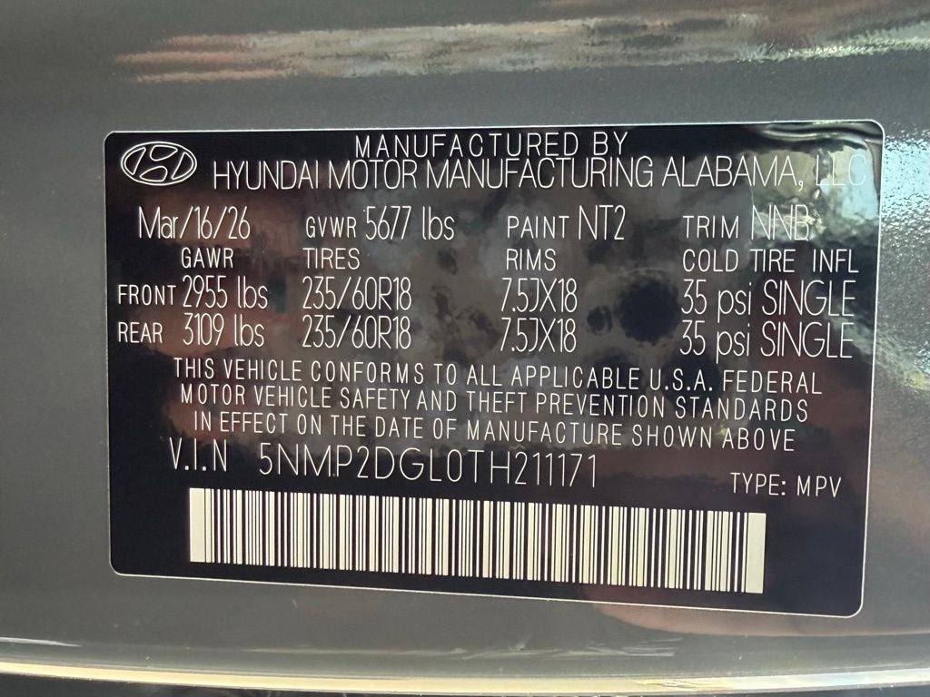 2026 Hyundai SANTA FE SEL AWD