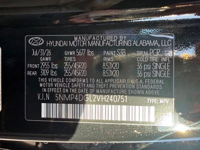 2027 Hyundai SANTA FE Limited AWD