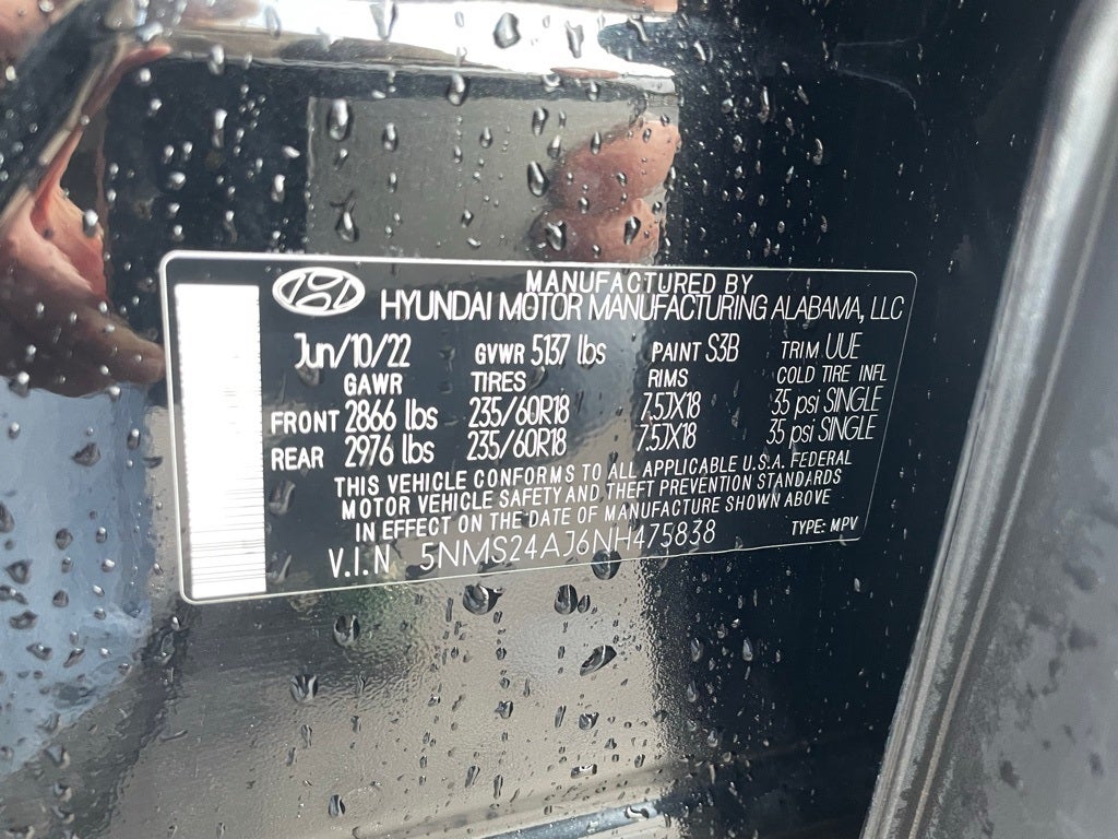 2022 Hyundai SANTA FE SEL