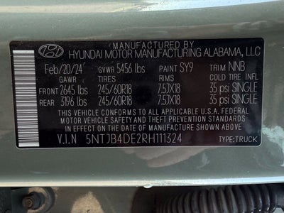 2024 Hyundai SANTA CRUZ SEL