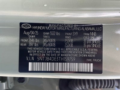 2026 Hyundai SANTA CRUZ SEL FWD