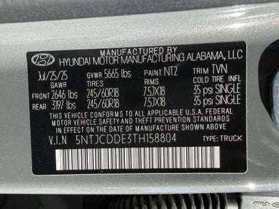 2026 Hyundai SANTA CRUZ SEL Activity AWD