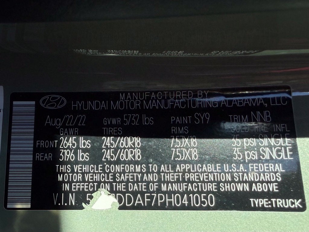 2023 Hyundai SANTA CRUZ SEL Premium