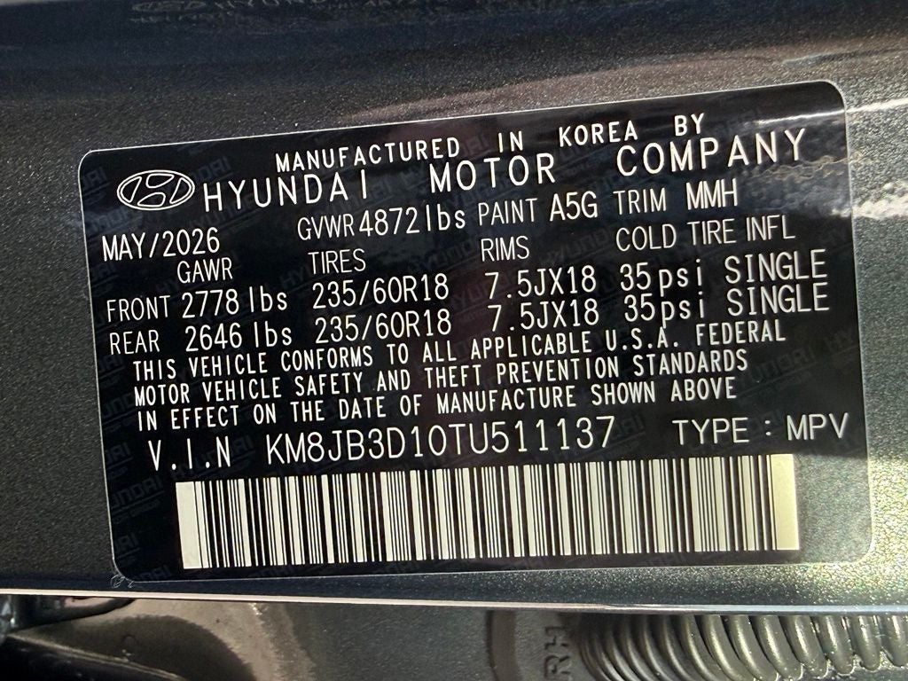 2026 Hyundai TUCSON HYBRID SEL FWD