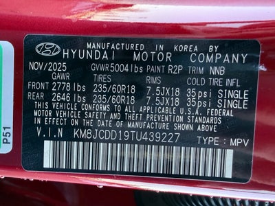 2026 Hyundai TUCSON HYBRID SEL Convenience