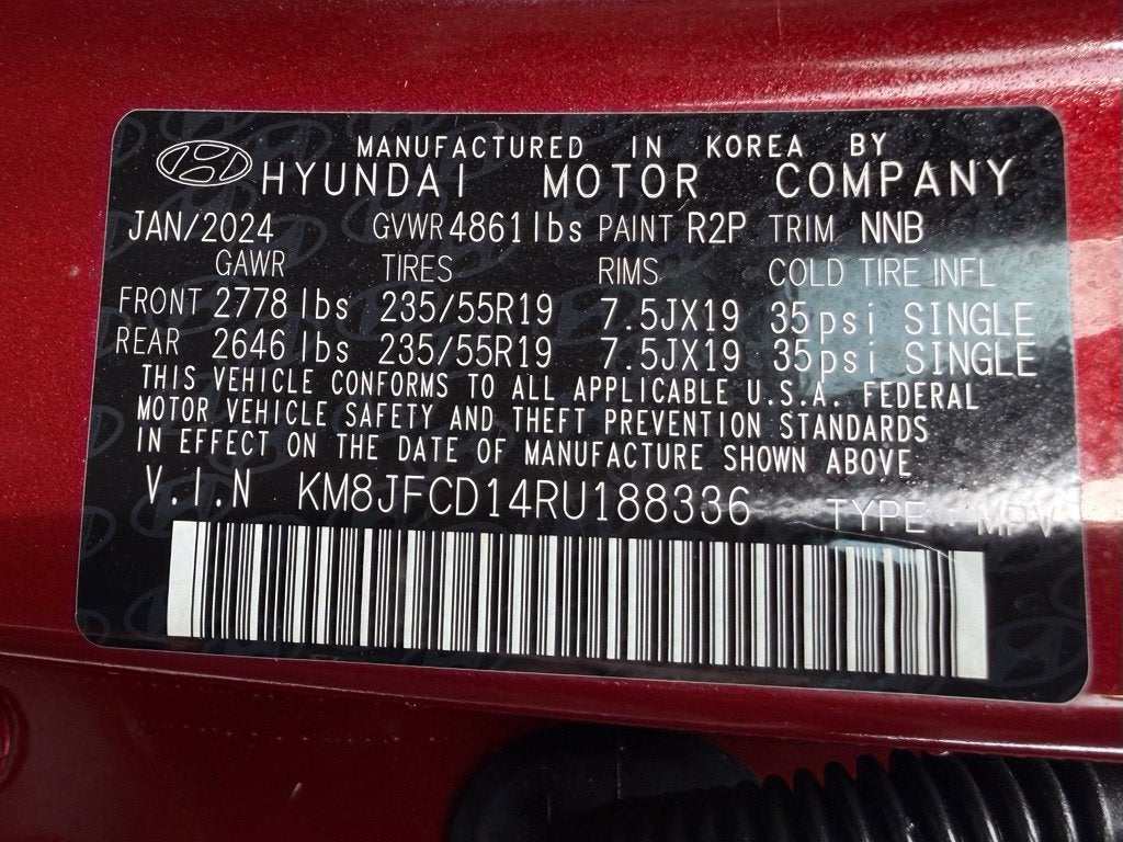 2024 Hyundai TUCSON HYBRID N Line