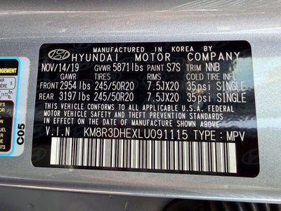 2020 Hyundai PALISADE SEL